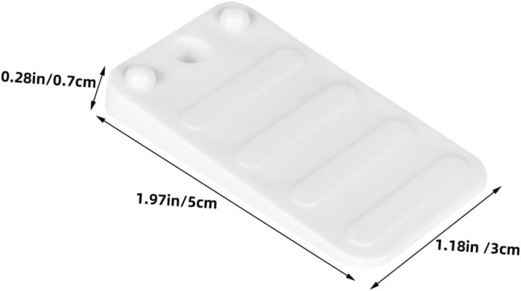 12pcs Adjustable Furniture Leveling Shims Plastic Shims for Table and Cabinet Stabilization Multi-Functional Door Stopper for Uneven Surfaces