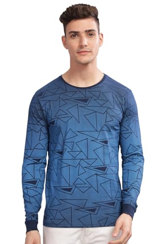 Image of ADRO Full Sleeve Tshirt for Men | Colorblock T Shirt for Men | 100% Cotton Tshirt | Full Sleeve Regular Fit T-Shirt | Men's Full Sleeves T Shirts