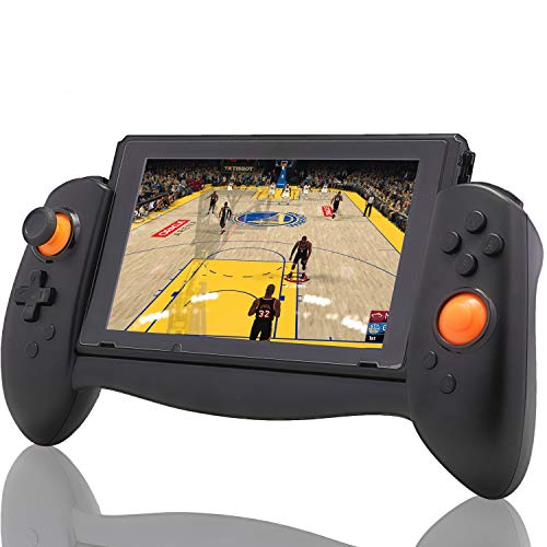 Controller for Nintendo Switch, Ergonomic Controller for Nintendo Switch with Gravity Induction of Six-Axis Gyroscope, Double Motor Vibration and Screen Capture Button