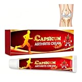 Capsaicin Crema Articolare, Crema Professionale per le Articolazioni, Creme per la Ossea, il Nourishment, per la Schiena, le Ginocchia, il Collo, 20g