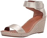 Gentle Souls by Kenneth Cole Women's Women's Charli Ankle Strap Heeled Sandal, Ice, 10