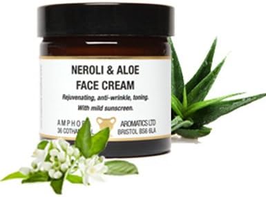 Amphora Aromatics Neroli & Aloe Face Cream 60mls - moisturising face cream with mild sunscreen, 60 ml (Pack of 1)