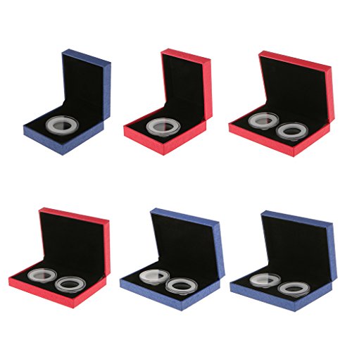 sharprepublic 10 Stuks Dubbele Munthouder Display voor 38 Mm / 40 Mm Herdenkingsmunten Volwassenen Kinderen Verzamelaars - Afbeelding 3