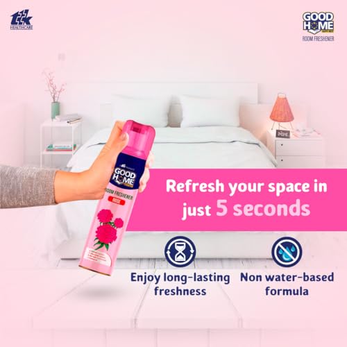 Image of Good Home Room Freshener Whispers of Passion Rose and Lemony Zest Lemon (Pack of 2)