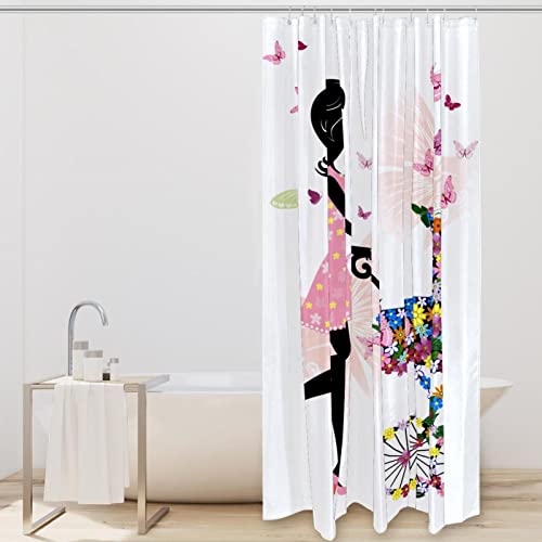 Rideau de douche imperméable contre les projections d'eau 183x183cm - 3