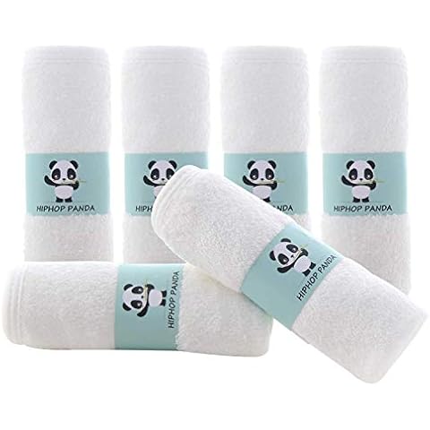 Bamboo Baby Washcloths - Soft & Absorbent (6 Pack) Cover