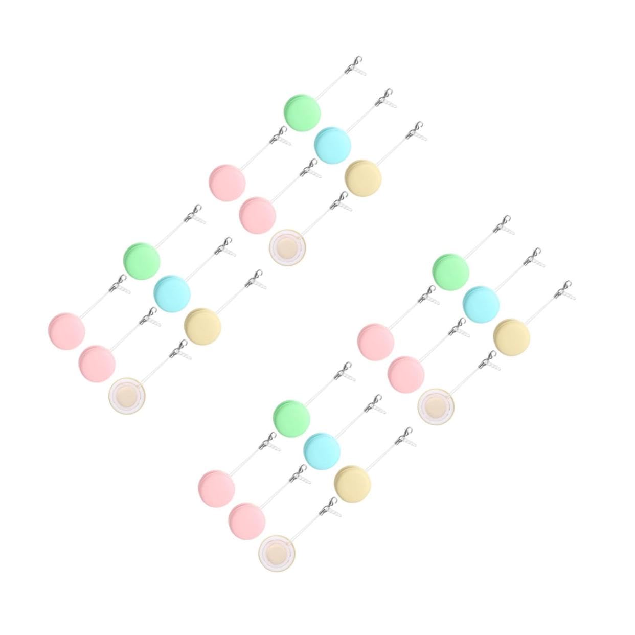 VALICLUD 4 Set Tergicristallo Del Telefono Detergenti Per Touch Screen Panno Per La Pulizia Dello Schermo Salviette Per La Pulizia Degli Occhiali Rosa Pp+silicone Colore Casuale 6 Pezzi * 4