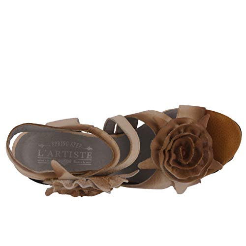 Image of Spring Step L`Artiste Women's Shelly Ankle Strap Sandal Beige EU 41 / US 9.5-10