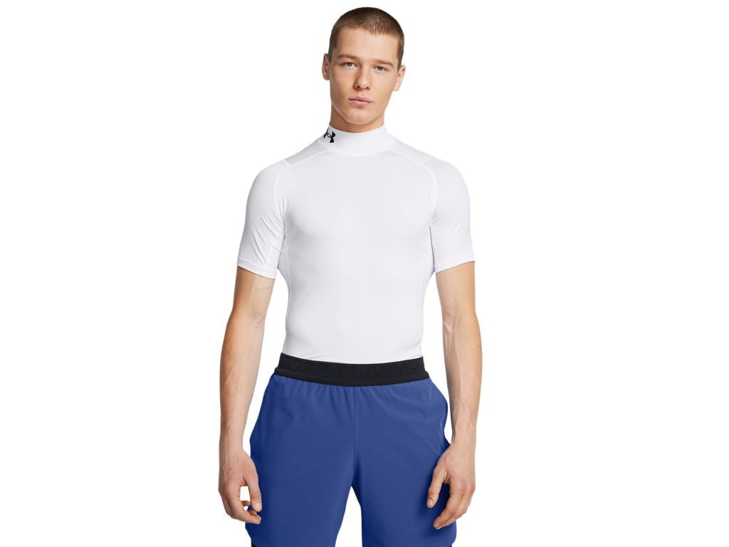 Under Armour mens Heatgear Armour Short-sleeve Mock Neck T-Shirt