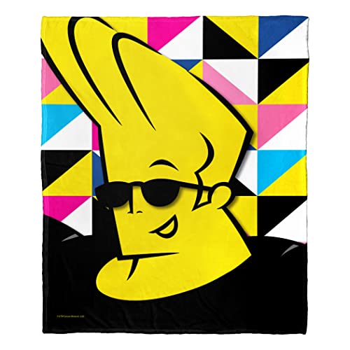 Northwest Cartoon Network - Johnny Bravo Silk Touch Throw Blanket, 50" x 60", Geometric Johnny -  1JHB236000003OOF