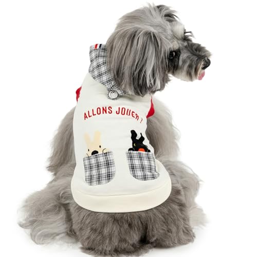 ペットパラダイス 犬 服 秋 リサとガスパール チェック柄 パーカー 小型犬 【参考 DS 中くらいダックス (〜5kg) ペットパラダイス国内直営店74店舗展開2025/8/1時点】