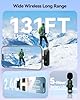 Wireless Lavalier Microphone, 2.4Ghz Clip-On Mic with Noise Reduction for iPhone Android Camera, 1 Transmitter & 2 Receivers, 50m Range, 5Hrs Battery for Recording, Vlogging, Live Stream #2