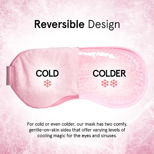 grace & stella Eye Wrinkle Pads and Patches - Cooling Eye Mask for Puffiness - Ice Mask - Gel to Reduce Wrinkles, Dark Circles, Eyebags, Migraines - Hot & Cold