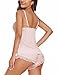 Avidlove Womens Pajama Satin Sleepwear Silk Lace Lingerie Cami Shorts Set Champagne