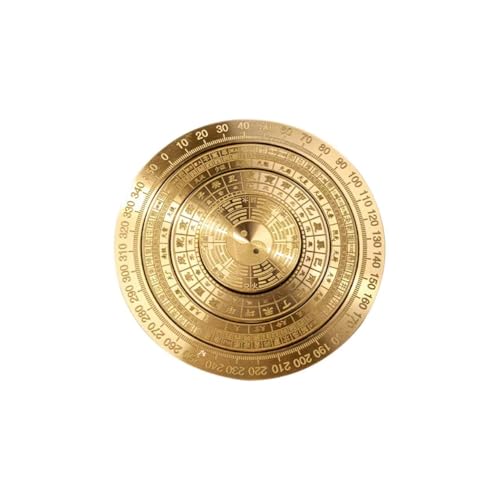 Mini Rotation Compass Feng Shui Amulet Ornament Good Luck Charms