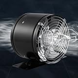 BlissfulAbode Leistungsstarke Lüfter für Abluftrohr 4" 6", geräuscharm, mit starker Belüftung und gleichmäßigem Luftstrom, Für Küche, Toilette, Büro, Werkstatt – 1 Stück