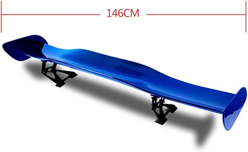 Miniatura 4 de Alerón de maletero ajustable pintado negro brillante con kit de accesorios, alerón de maletero ajustable tipo 1 pintado negro ABS GT, alerón