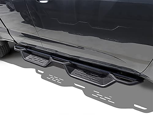 Barandillas tubulares negras 6 pulgadas para Chevy Colorado miniatura 4