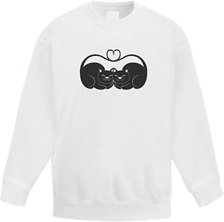 Azeeda 'Love Cats' Kid's Sweatshirt/Jumper (12-13 Years) (KW00008981)