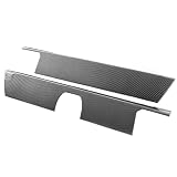 Barong for Tesla Cybertruck Accessoriess Interior Stickers Car Central Control Dashboard Panel Cover Trim Frame Decal Carbon Fiber Pattern 2 Pieces