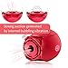 Sex Pleasure Rose Toy for Women Sexual Rose Flowers Rechargeable Adult Toy for Women Couples-red,Powerful Tongue Suck & Lick 7 Mode Sucking Toy for Women Powerful