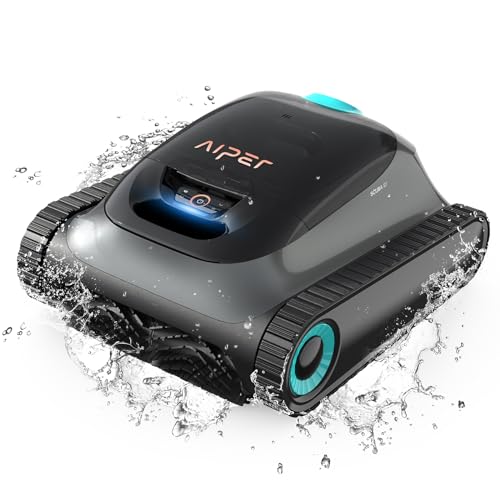 AIPER Scuba S1 Robot Piscine Fond et Parois, Ligne d'eau, Aspirateur Piscine sans Fil, 4 Modes,...