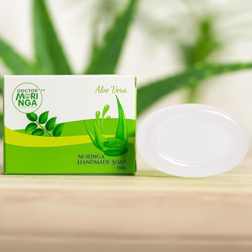 Image of Handmade Bathing Soap- 100gm | Herbal Soap for Removing Dirt & Impurities no mineral oils added Suitable for All Skin Types (Aloe Vera Soap, 100 g (Pack of 1))