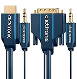  Clicktronic Casual HDMI/DVI- und Audio-Adapterkabel (Adapter zwischen HDMI, DVI-D und Audio, 20m)