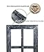 Daisy's House Distressed Window Frame Wall Decor – Set of 2 Rustic Window Panes with Hanging Hardware for Bedroom Living Room Bathroom Barnwood Home Decor (15.75” x 11” x 1” Each)
