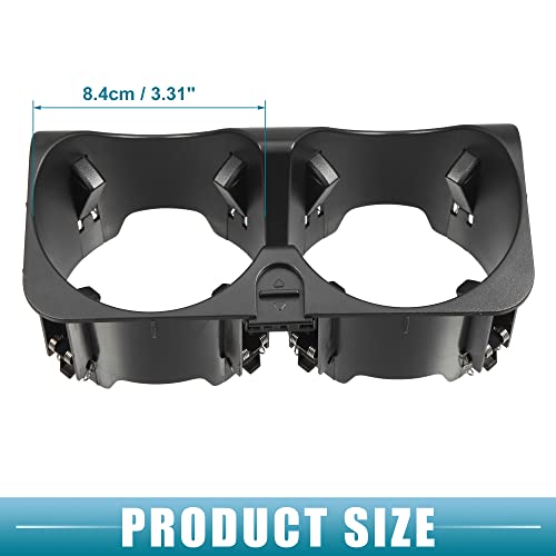 Portavasos Insert para Mercedes-Benz W221 2009-2012 Negro miniatura 5