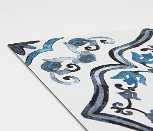 FloorPops FP3932 Marrakesch Bodenfliesen, Blau