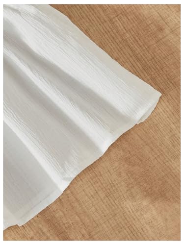 Girl's Ruffle Cap Sleeve A Line Dresses Beaded Frill Stand Collar Flared Short Dresses3