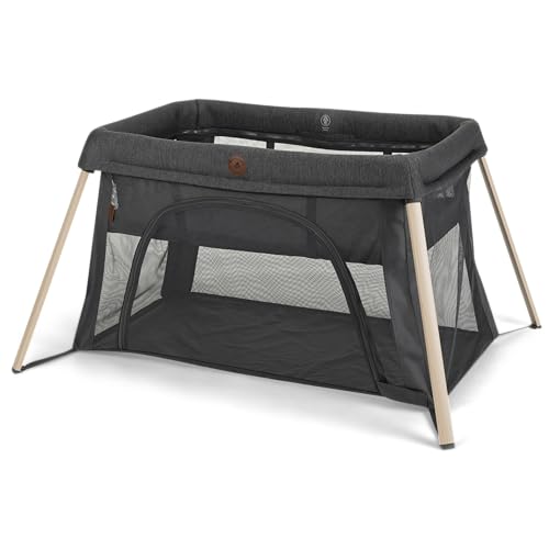 Maxi-Cosi Calao Travel Playard, Infant Bassinet, Toddler Playpen, Portable, Lightweight, Foldable, Easy Setup, with Carry Bag, Breathable Mesh, Classic Graphite - image 1