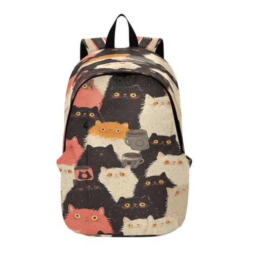 Sac à dos chats colorés pour soulager vos épaules en voyage