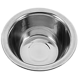 LIGIGWASH Bol Inoxidable sin Rebabas para Almacenar y Servir Alimentos para Uso Doméstico y Profesional