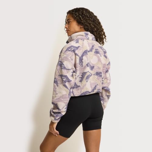 Columbia Helvetia II Printed Cropped 1/2 Snap, Lavender Pearl/Sunscape, XS – Ansicht 5