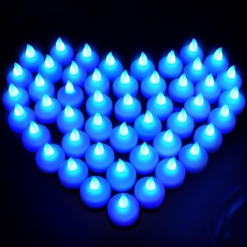 120+ Hour LED Floating Candles - 12 Pack Waterproof Flameless Tea Lights