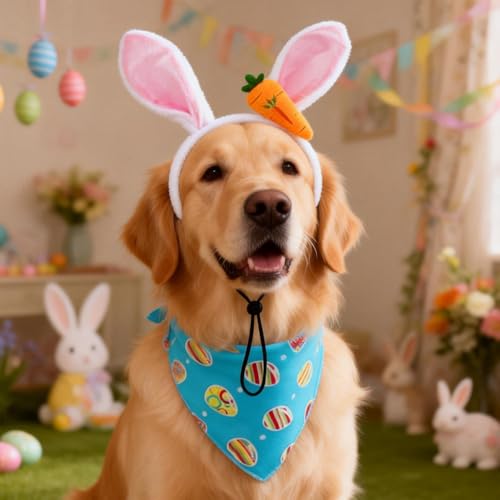 Disfraz de Pascua para Perros Mediano Azul miniatura 6