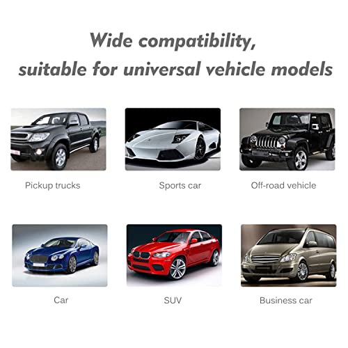 Entweg Sistema de monitoramento sem fio solar da pressão dos pneus do carro TPMS com 4 sensores exte