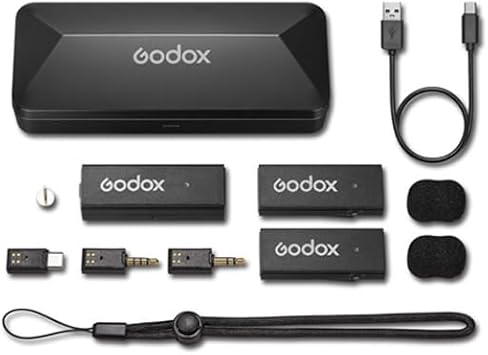 Godox Movelink Mini Kablosuz Mikrofon Kit2 (type-c Uyumlu/siyah)