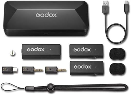 Godox Movelink Mini Kablosuz Mikrofon Kit2 (type-c Uyumlu/siyah)
