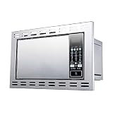 Horno De Microondas Incorporado, Eficiencia Energética De Primera Clase, Horneado De Barbacoa De Onda Ligera, 23L De Gran Capacidad, Calentamiento De 800W, Placa Microcristalina, Fácil De Limpiar