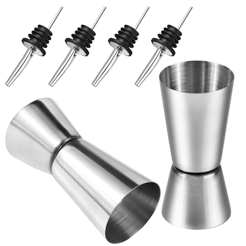 2 Piezas Vaso Medidor Cocktail 25/50ml Double Cara...