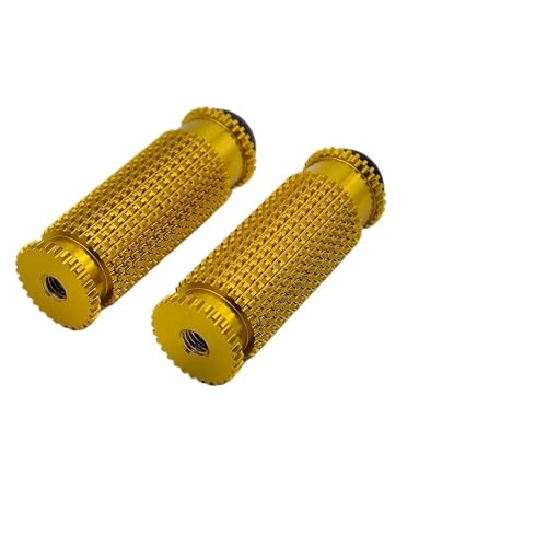 Repose-pieds arrière jaune alu pour Ducati Diavel 2012 AMG