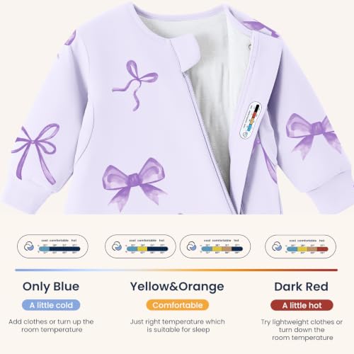 Image of KaiyaBaby Organic Cotton Baby Sleep Sack, Long Sleeve 1.0 TOG, 6-18M