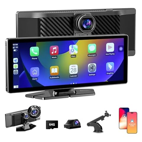 Apple Carplay Wireless Stereo with Dash Cam Cover
