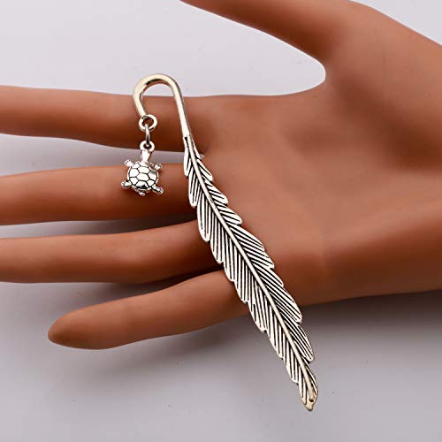 Kuiyai Sea Turtle Metal Bookmark Tibetan Silver Bookmark Literary Reader Gift (Turtle) #TOP3