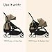 Stokke YOYO Bag, Toffee - Provides Additional, Sturdy Storage on The YOYO3 Stroller - Includes Wheel Base & Hooks
