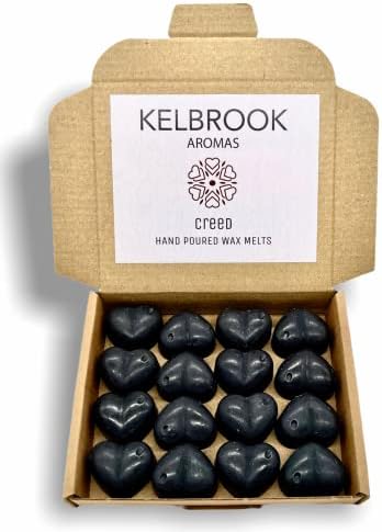 Lavender and Chamomile Wax Melts - 16 Highly Scented Soy Wax Melts Hearts by Kelbrook Aromas | Up to 90 Hours of Long Lasting Fragrance | Plastic Free | Vegan