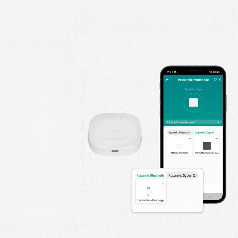 Passerelle Domotique Zigbee 3.0 et Bluetooth Mesh